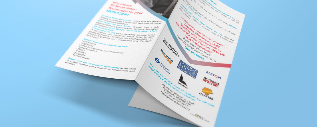 UTC leaflet - DGL Group design